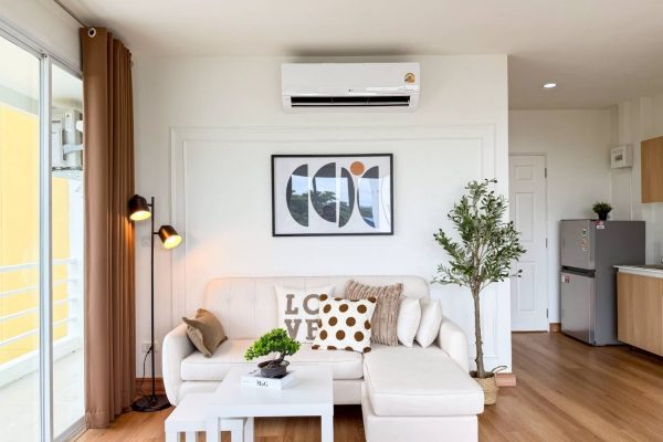เทลบุรี คอนโดมิเนียม (โซนฉลอง) 1 BEDROOM ชั้น4 ขนาด 38.22 ตรม. มีระเบียง วิวภูเขา